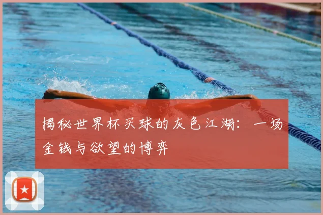 揭秘世界杯买球的灰色江湖：一场金钱与欲望的博弈