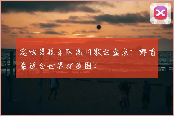 宠物男孩乐队热门歌曲盘点：哪首最适合世界杯氛围？